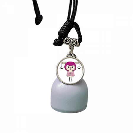 

Constellation Luck Tendency Libra Balance UU Wind Chimes Bell Car Pendant