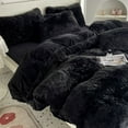 Sanmadrola Bedding Comforter Sets Bed in a Bag Queen Size Shaggy Plush