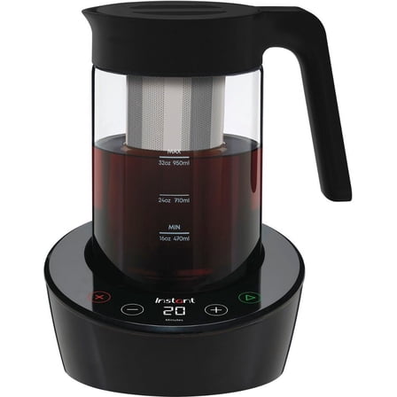 4 cup, 32oz Cold Brewer Coffee Maker - Black
