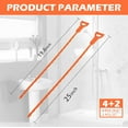 thumbnail image 2 of 6 Pack Hair snake Hair Drain Clog Remover Cleaning Tool, sink snake drain suitable for unclogging hair, kitchen sinks and bathtubs, toilets and sewer pipe drain cleaning tools., 2 of 5