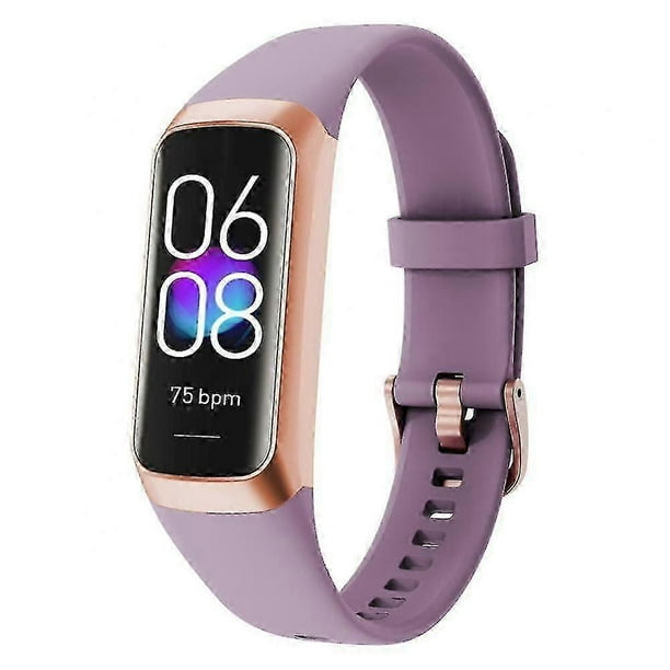 Waterproof Blood Pressure Wristband Fitness Tracker Silicone Smart Band Color Screen
