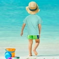 thumbnail image 4 of FORMRS Boys Rash Guard Short Sleeves Swim Shirt Quick Dry UPF 50+ Sun Protection, Sizes 3-12T, Strawberry Pattern, 4 of 6