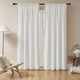 thumbnail image 1 of Joydeco Cortinas Bohemias Color Crema Y Blanco De 108 Pulgadas, Juego De 2 Paneles, Cortinas Bohemias Para Dormitorio, Sala De Estar, Filtrado De Luz Súper Suave, Estilo Rústico, Semitransparente, Con, 1 of 5