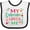 White and Black, variant on Inktastic My Mommom Loves Me Girls Girls Baby Bib