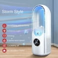 thumbnail image 3 of Bladeless Desk Fan, DC 5V-2A Humidifier Function Portable Bladeless Fan LED Light  for Home Office, 3 of 7