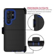 thumbnail image 5 of Phone Case for Samsung S23 Ultra Case,Heavy Duty Hard Shockproof Armor Protector Case Cover with Belt Clip Holster for Samsung S23 Ultra 6.8 5G 2023 Phone Case Blue/Black, 5 of 7