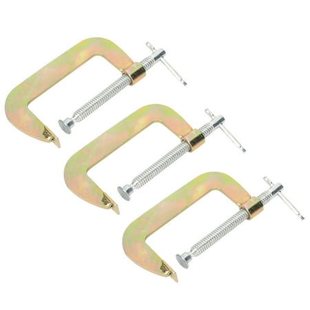 

3pcs C Clamp G Clamp Woodworking Welding Hand Grip Holder Carpenter Tool2inch
