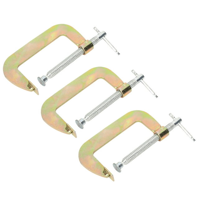 3pcs C Clamp G Clamp Woodworking Welding Hand Grip Holder Carpenter Tool3inch