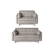 thumbnail image 3 of Sala 3-2 Lino Gris Claro Makora Modelo Bellini, 3 of 9