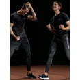 thumbnail image 7 of NELEUS Mens Dry Fit Mesh Athletic Shirts 3 Pack,Black+Blue+Red,US Size L, 7 of 7