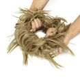 thumbnail image 6 of LELINTA 2PCS Fluffy Messy Wavy Ponytail Bun Hair Piece Ponytail Hair Extensions Scrunchies Updo Hairpiece Curly Bun Synthetic Extensions Chignon for Women Ladies, 6 of 7