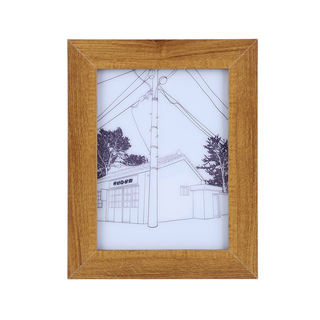 Luz De Noche Marco de madera LED, botón de interruptor de luz para dormir para bebés, accesorios para el hogar (A) Likrtyny Para estrenar