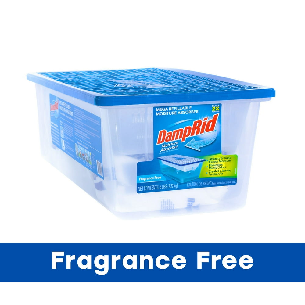DampRid Mega Refillable Moisture Absorber (5 lb.) for Large Damp Areas