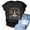 Dark Gray, variant on Casual Short Sleeve Witch Hat Print Round Neck Graphic Tee Top Comfortable Everyday Wear For Women