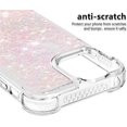 thumbnail image 4 of Compatible with iPhone 13 Mini Case Glitter Luxury Cute Love Liquid Quicksand Clear Soft TPU Girls Women Stylish Bumper Shockproof Protective Case for iPhone 13 Mini 5.4 inch Pink YB, 4 of 6