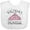 AA-White, variant on Inktastic Tiara 2nd Birthday Princess Girls Baby Bib