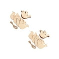 thumbnail image 4 of WORGEOUS 40 pcs Wood Bird Cutouts Unpainted Wood Bird Slices with Rope Mini Wooden Bird Shaped Slices Embellishments Unfinished Wood Ornaments for Christmas Home Decorations, 4 of 8