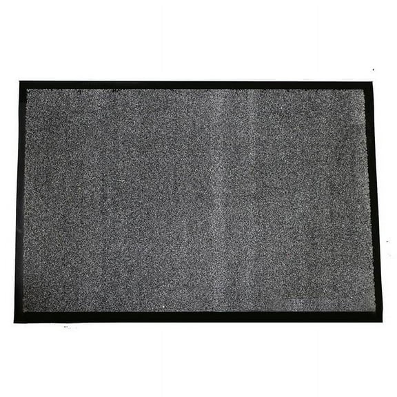 Durable 654S46CH Wipe-N-Walk Entrance Mat, 4 x 6 in. - Charcoal