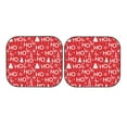 thumbnail image 4 of Picia Christmas Hohoho 2 Piece Car Windshield Sun Shade Foldable | Foldable Sun Shield for Front Window Blocks UV Rays and Keeps Your Vehicle Cool-Medium, 4 of 7