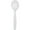 White-Soup Spoons, variant on VeZee Disposable Plastic White Medium-Weight Single Use Knives for Bulk Use. Best for Hotel, Restaurants, Deli, Parties & Daily Use: 1000CT