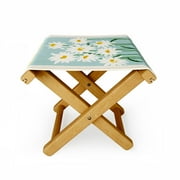 Society6 Flower Market Oxeye Daisies II by Gale Switzer Outdoor Ottoman