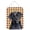 Labrador #2, variant on Labrador Black Fall Leaves Portrait Wall or Door Hanging Prints