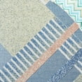 thumbnail image 5 of SAFAVIEH Sarasota Alton Geometric Indoor/Outdoor Area Rug, Blue/Light Green, 6'7" x 6'7" Round, 5 of 6