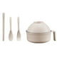 thumbnail image 1 of Juego de cuencos para fideos instantáneos, cuenco de paja biodegradable con tapa y asa, juego de utensilios portátil, cuenco para cereales, 1 of 6