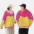 thumbnail image 4 of Lsque Red Ice Cream UPF 50+ Lightweight Sun Protection Men's Women's Long Sleeve Shirt, Hoodie Performance -XX-Large, 4 of 9