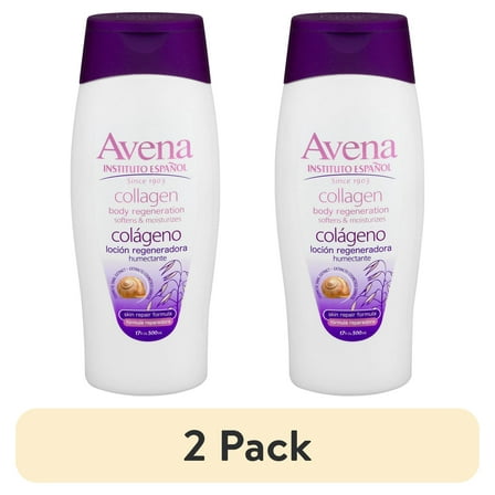 (2 pack) AVENA Collagen Hand & Body Lotion, Softens and Moisturizes,  Dry Skin, 17 fl. oz.