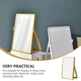 thumbnail image 3 of Dressing Table Mirror Light Yellow Wood Home Use 1Set 12.2X8.7X0.8In, 3 of 9