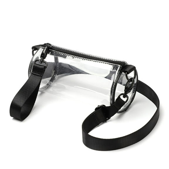 YIEMEEN Womens Transparent Clear Purse Handbag Crossbody Shoulder Bags with Removable Strap Stadium Approved Bags Zipper Closure