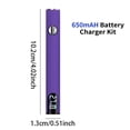 thumbnail image 2 of Boreal Craft Soldering I R On 650mAh USB Rechargeable Pen Shaped Design Soldering Ir On With 4 Connectors & Charging LED Digital Display Adjustable Temperature Soldering Kit Fence Post Bracket T Posts, 2 of 3