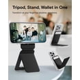 thumbnail image 2 of Cartera con trípode para teléfono MOFT MagSafe Wallet compatible con NFC, 2 of 7