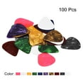 thumbnail image 3 of Púas de guitarra Multicolor Unique Bargains paquete de 100 Grosor 0,46mm para guitarra Acústica eléctrica Bajo, 3 of 5