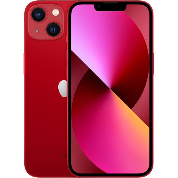 Refurbished Apple iPhone 13 - 256GB – Red – 12MP Dual Rear & 12MP Front Camera - Fully Unlocked Smartphone - Fair Condition