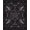 Black Purple Gray, Pattern 7, variant on Design&I 8'x10' Washable Area Rug Snag-Free Witchy Serpent Tarot Motifs Moody Goth Witch Snake Round Gothic Playful for Dining Room, Large Office, Lounge