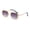 Gold double grey, variant on Steampunk Sunglasses for Men and for Women Lightweight Alloy Frame Fashion Eyewear Small Frame with Side Bag Design and