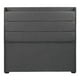 thumbnail image 3 of Base Cama Slim Matrimonial + Cabecera Wing Trinity Gris Acero, 3 of 8