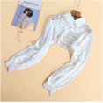 thumbnail image 6 of KuKuzhu Detachable Dickey Collar Blouse False Collar Half Shirt Long Sleeve Cropped Crop Tops, 6 of 8