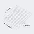 thumbnail image 3 of Cooling Racks Set of 2, 11.6" x 9.2" Stainless Steel Middle Wire Rack for Roasting, Grilling, Cooking and Drying for Meat/Cake/Pizza, Fit Baking Tray& Toaster Oven, Dishwasher Safe, 3 of 8