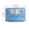 thumbnail image 2 of Chargeur de Contrôleur de Charge Solaire pour Application Bluetooth MPPT 30A, Compatible avec Pile 12V-60V, Bleu, 2 of 5