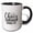 Black/White, variant on 3drose, Chaos Coordinator. Nurse Life. Typography Art. Funny Gift for a Nurse, 11oz Magic Transforming Mug
