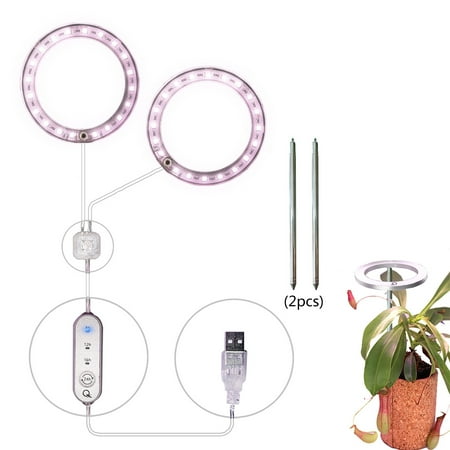 

GadgetVLot Plant Growth Lamp Led Full-Spectrum Sun-Like Indoor Household Telescopic Pole Fleshy Fill Light
