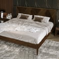 thumbnail image 4 of RORNS Panthera Solid Wood Platform Bedframe With Headboard - King - Walnut, 4 of 8