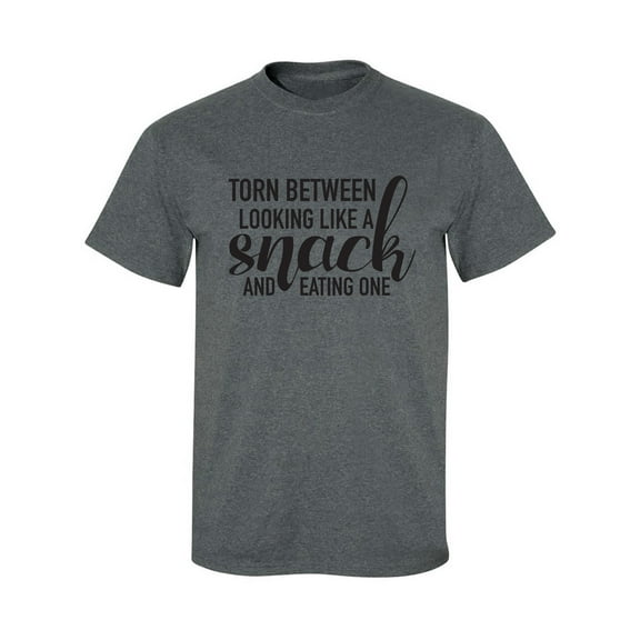 Torn Between Looking Like A Snack Adult Short Sleeve T-shirt