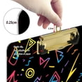 thumbnail image 6 of FORMRS Acrylic Clipboard with Low Profile Clip Standard A4 Letter Size, 12.5" x 9", Black Neon Lightning, 6 of 8