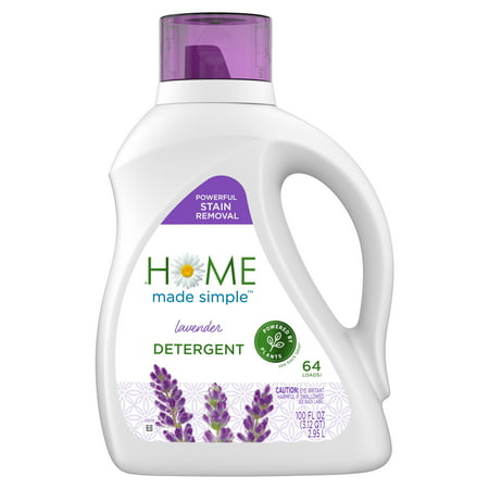 Home Made Simple Liquid Laundry Detergent, Lavender, 64 Loads, 100 fluid