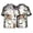 White_001, variant on Domuza Halloween Scrub Shirt for Men Pumpkins Skull Print Casual Short Sleeve V Neck Tshirts Fashion Comfortable Funny Medical Blouses with 3 Pocket Red 3XL