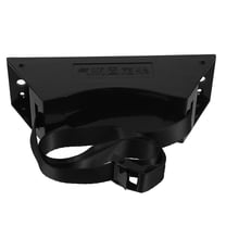 Gas Bottle Holder Cylinder Wall Mounted Bracket Propane Hose Connects Black